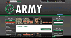Desktop Screenshot of e-army.cz